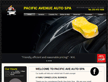 Tablet Screenshot of pacificavenueautospa.com